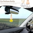 thumbnail image 2 of 100 Pcs Car Air Fresheners Diffuser with Wooden Cap Empty Aromatherapy Diffuser Clear Car Fragrance Holder Pendant Hanging Perfume Fresheners Bottles for Decor(Diamond,Clear), 2 of 14