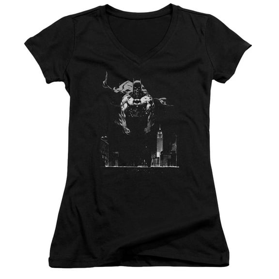 Batman Dirty City Junior Women's T-Shirt V-Neck Black