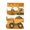 Yellow, variant on Orange Striped Truck Kitchen Towels Set of 3, Farmhouse Stripes Modern Art Absorbent Dish Towels for Kitchen, Microfiber Hand Towel, Quick Drying Tea Towel for Cleaning Decorative Dishcloths