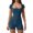 Multicolor3, variant on AEXTO Women's Jumpsuit Shorts Square Neck Tight Fitting Short Sleeved Jumpsuit High Elasticity Sportswear Push Up Outdoor Training Suit Gym Yoga Jumpsuit