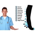thumbnail image 3 of 1-6 Pairs Compression Running Socks For Men & Women -Fit for Athletic,Travel& Medical,Low Cut & Copper Knee High Compression Socks, 3 of 8