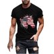 thumbnail image 2 of Tops para hombre, blusas y camisas de manga corta con cuello redondo para hombre, jersey informal de moda con estampado para hombre, camiseta de manga corta con cuello redondo, blusa de poliéster para, 2 of 5