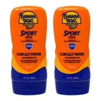 Banana Boat Sport Ultra SPF 100 Sunscreen Lotion, 4oz | Banana Boat Sunscreen Lotion SPF 100, Banana Boat Sunscreen SPF 100 Lotion, High SPF Sunscreen Pack SPF 100, 4oz each Twin Pack SPF 100/Lotion 4