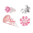 thumbnail image 2 of Juguetes del ciclo de vida de las medusas, figura del ciclo de crecimiento de la vida de los animales para niños de 3 a 6 años, herramientas de enseña Rosa, 2 of 8