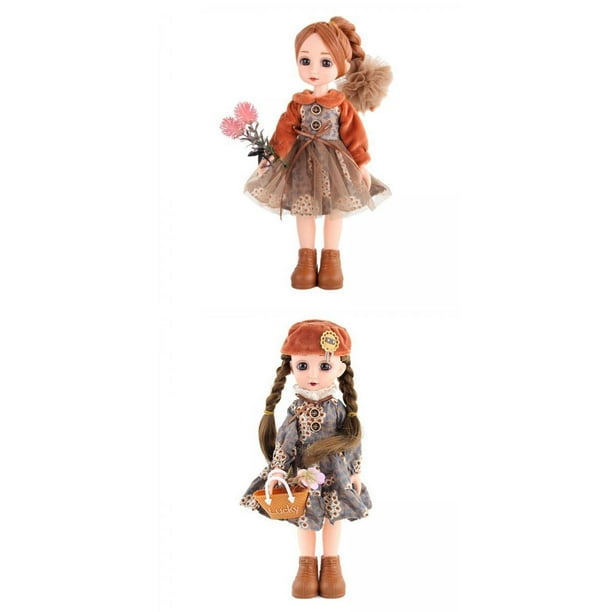 2 pièces belle poupée bébé habiller poupée jouet princesse poupée 12 pouces  pour les filles 