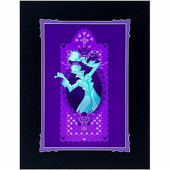 Disney Art Print: Haunted Mansion Hitchhiking Ghost Ezra
