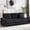 Black, variant on 29.92 in. Wide 3 - Seater - Cup Holders for Glasses - Various Living Spaces - Comfort and Convenience