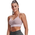 thumbnail image 2 of Top Deportivo Under Armour Sin Costuras Bajo Largo Dash Rosa para Mujer, 2 of 5