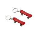 thumbnail image 3 of 2Pcs Skateboard Shape Keychain Creative Keyring Key Holder Ring Decoration Gift Hanging Ornament for Car Bag (Red), 3 of 8