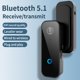 thumbnail image 4 of 3.5mm AUX Adaptador Transmisor Receptor, de sonido Micrófono incorporado Recargable para Home Theaters Vehículo Home Audio TV Yotijar Transmisor receptor, 4 of 7