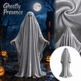 thumbnail image 5 of Silver Adult Ghost Costume, Classic Ghost Sheet Costume with Eye Holes, Lightweight Full Body Halloween Ghost Costume for Group Party Cosplay, 5 of 8