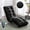 Black, variant on Harper & Bright Designs Linen Chaise Lounge Chair, Fixed-Back Upholstered Lounge Chair Indoor, Modern Armless Recliner Sofa, Stuffed Sleeper Chair with Vibration for Living Room Bedroom, Blue