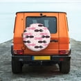 thumbnail image 6 of Naloa pink fish hearts Tire Cover Wheel Protectors Tyre Covers Weatherproof Wheel Covers Universal Fit for Trailer Rv SUV Truck Camper Travel Trailers-17 inch, 6 of 6