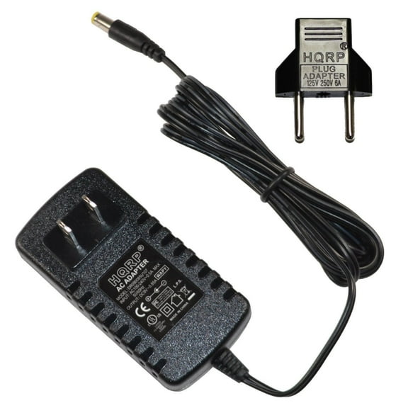 HQRP AC Adapter / Power Supply for Casio CTK-720 / CTK720 / CTK-731 / CTK731 Keyboards Replacement
