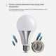 thumbnail image 5 of Bombilla LED E27 E14 B22 3W 6W 9W 12W 15W 18W 20W SMD2835 AC 220V lámpara LED lámpara blanca fría y cálida, 5 of 5