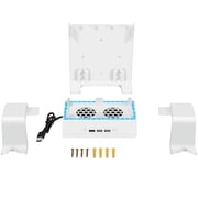 Zecic Wall Mount Kit with USB Output Port for XB Series S with 2x Controller Hooks