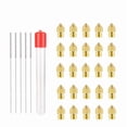 thumbnail image 5 of 25pcs 0.4mm Ender 3 Nozzle MK8 3D Printer Extruder Nozzle, 5 of 5