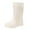 White, variant on Women's Rain Boots Rainy Rain Tube Solid Color Thick Rainproof Non Slip Rain Boots Womens Rubber Boots White 37
