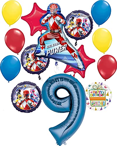 Power Rangers Party Supplies 9th Birthday Unleash the Power Balloon ...