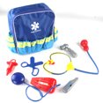 thumbnail image 4 of Kid Doctor Kit Kindergarten Kids Toy Exquisito Simple Safe Young Kids Cosplay Props Kit de disfraces infantiles Jugo para niños pequeños 1 set Inevent FN001521-00, 4 of 7