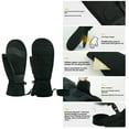 thumbnail image 2 of Adult Ski Gloves Thermal Insulated Waterproof Windproof Cold Weather Snowboard Gloves For Men Women Skiing Snowboarding, 2 of 9