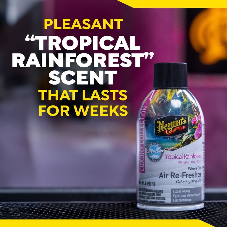 Meguiar's Whole Car Air Re-Fresher, Tropical Rainforest, 2 oz photo 8