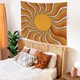 thumbnail image 6 of DaShan Vintage Sun Tapestry Wall Hanging,Abstract Rainbow Boho Tapestries for Dorm Living Room Bedroom Decor 60"Wx50"L, 6 of 6