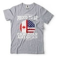 thumbnail image 5 of Mens Proud To Be American Canadian Shirt America Canada Shirt Canadian Patriotic Shirt Canada Tee (Small Black), 5 of 6