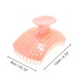 thumbnail image 5 of Unique Bargains 1 Pc Handle Hollow Hair Shampoo Brush for Head Massage 4.72"x3.15"x2.56" Light Pink, 5 of 6