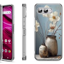 Shockproof Phone Case for T-Mobile Revvl 8, by OneToughShield - Flower Sensation