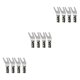 thumbnail image 3 of Toystoory 4X Clip de Cable conector de Cable conector Banana plata mano de obra fina transmisión accesorios industriales suministros de altavoz Type1 NO1, 3 of 6