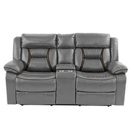 Picket House Furnishings Indi Swivel Recliner in Lugano Metal