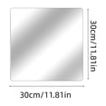 thumbnail image 3 of Peel & Stick Acrylic Mirror Wall Tiles Square Self-Adhesive DIY Decor for Bathroom Bedroom Entryway Shatterproof 15.7x15.7in, 3 of 6