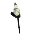 thumbnail image 4 of Luz Solar navideña para con estaca, luz navideña festiva de 43cm de altura, luces de jardín de hadas resistentes a la intemperie para jardín Muñeco de nieve shamjiam Luces de bastón de caramelo, 4 of 8