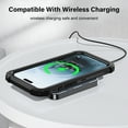 thumbnail image 3 of Dteck for iPhone 17 Air Case, Heavy Duty Drop Protection Hard PC Soft Silicone Hybrid Case Anti-Scratch Shockproof Back Cover for iPhone 17 Air,Black, 3 of 7
