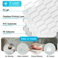 thumbnail image 3 of 10Pcs Peel and Stick Backsplash,12'' x 12'' Heavy-Duty Self-Adhesive Vinyl Wall Tiles for Kitchen,Bathroom, 3 of 9