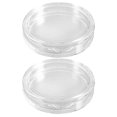 thumbnail image 1 of 20 Pcs Transparent Plastic Small Round Box Coin Box, 10 Pcs 18mm & 10 Pcs 20mm, 1 of 4