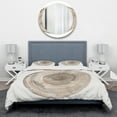 thumbnail image 2 of Designart 'Circle natural elements II' Geometric Duvet Cover Set, 2 of 4