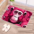 thumbnail image 5 of Monkey Non-Slip Machine Washable Polyester Kitchen Mat Indoor Rug Kitchen Rug, 5 of 6