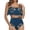 Multicolor#2, variant on Women's Spaghetti Strap Bikini Sets 2 Piece Ruffled Printed Swimsuits High Waisted Bathing Suits