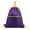 Purple, variant on Dbuoem Gym Backpack Drawstring Storage Bag with Shoulder Strings Sports Backpack for Travel Hiking Camping