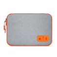 thumbnail image 1 of Cable bolsa de almacenamiento digital organizador electrónico portátil usb cargador de línea de datos, gris naranja Feliz Sencillez, 1 of 5