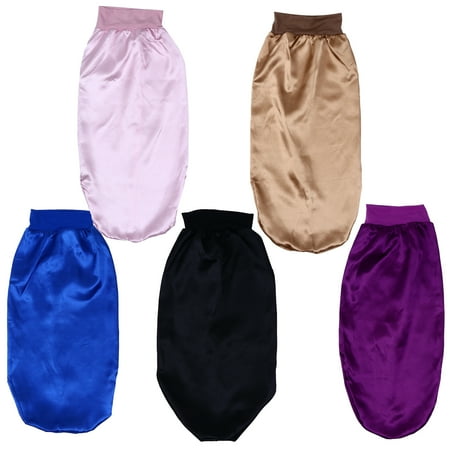 

BESTONZON 5Pcs Long Satin Sleep Long Hair Loose Sleeping with Elastic Band