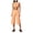 Orange, variant on ZIXKCGDSE Workout Sets for Women Halter Sports Bra Matching Wide Leg Capri Pants Yoga Outfits Size XL