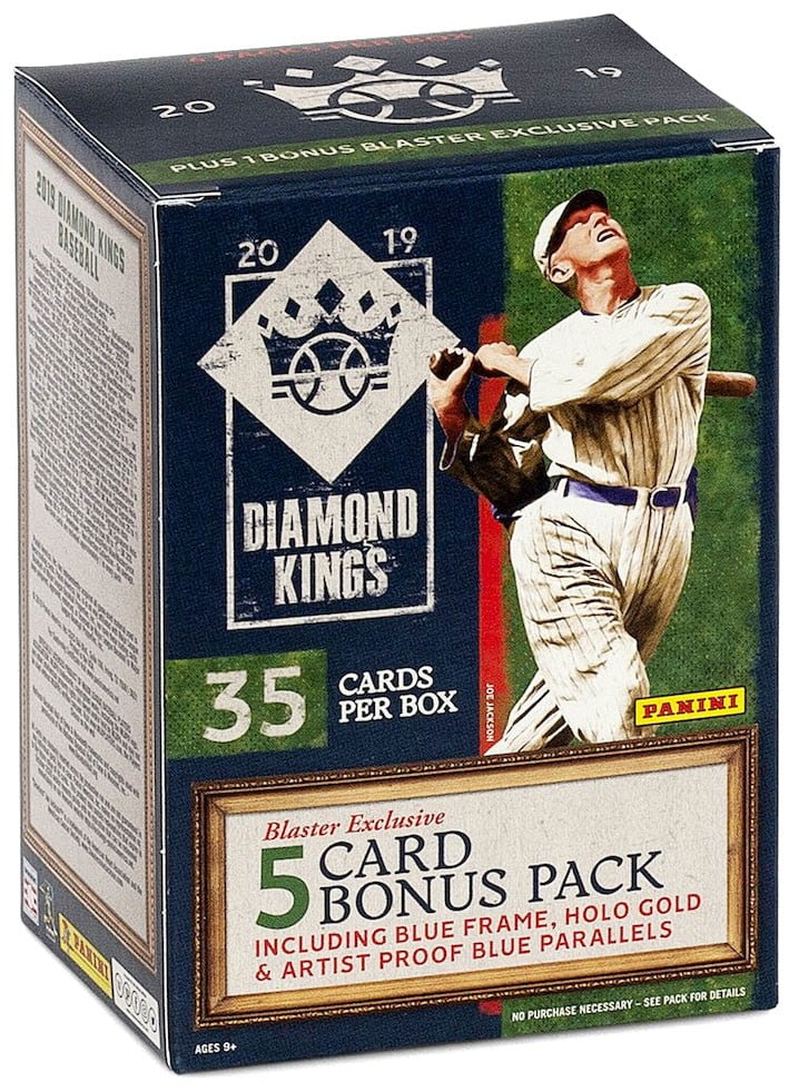 1 2019 Panini Donruss Diamond Kings Factory Sealed Hobby Box ~ 12 Packs 