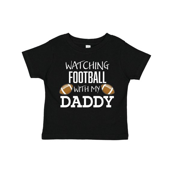 Inktastic Watching Football with My Daddy Boys or Girls Toddler T-Shirt