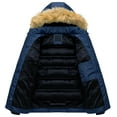 Chrisuno Puffer Coat Men Winter Jacket Warm Puffer Jacket Winter Snow