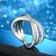 thumbnail image 3 of Guardurnaity Anillo de mujer cristal curvo nudillo joyería Metal boda fiesta mano decoración moda elegante Casual joyería artesanal Ropa, zapatos y accesorios Miscelánea talla 8 Guardurnaity AP017337-03, 3 of 6