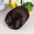 thumbnail image 4 of Synthetic Fiber Hair Extension Chignon Jaw Clip Bun Wig Hairpiece for Bridal Girls, 4 of 6