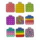 thumbnail image 4 of Push Bubble Square Notebook Extrusión De Silicona Suave Bloc De Notas De Burbujas Juguete De Descompresión Serendint FN006565-06, 4 of 6